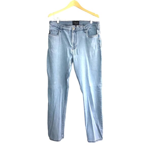JACHS NEW YORK -MENS JEANS STRAIGHT LEG LIGHT WASH JEANS SIZE 36X32 - Picture 1 of 6